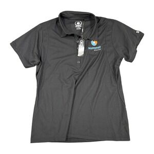OGIO Women XL Black Summit Utilities Polo Shirt Short Sleeve Performance NWT